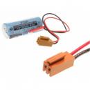 Ersatzbatterie für FANUC A98L-0031-0012, 3V, 2400mAh